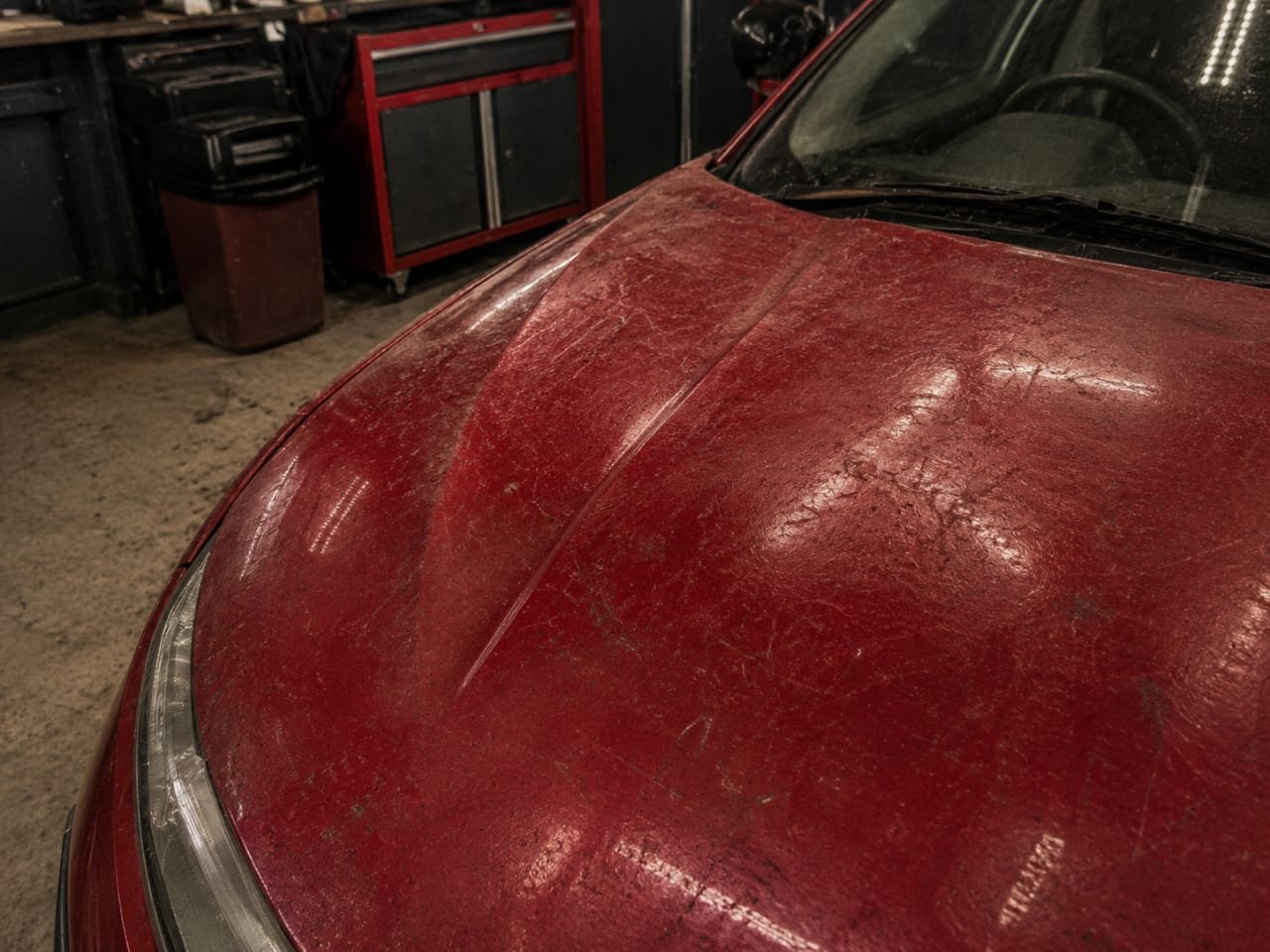 Before graphene coating